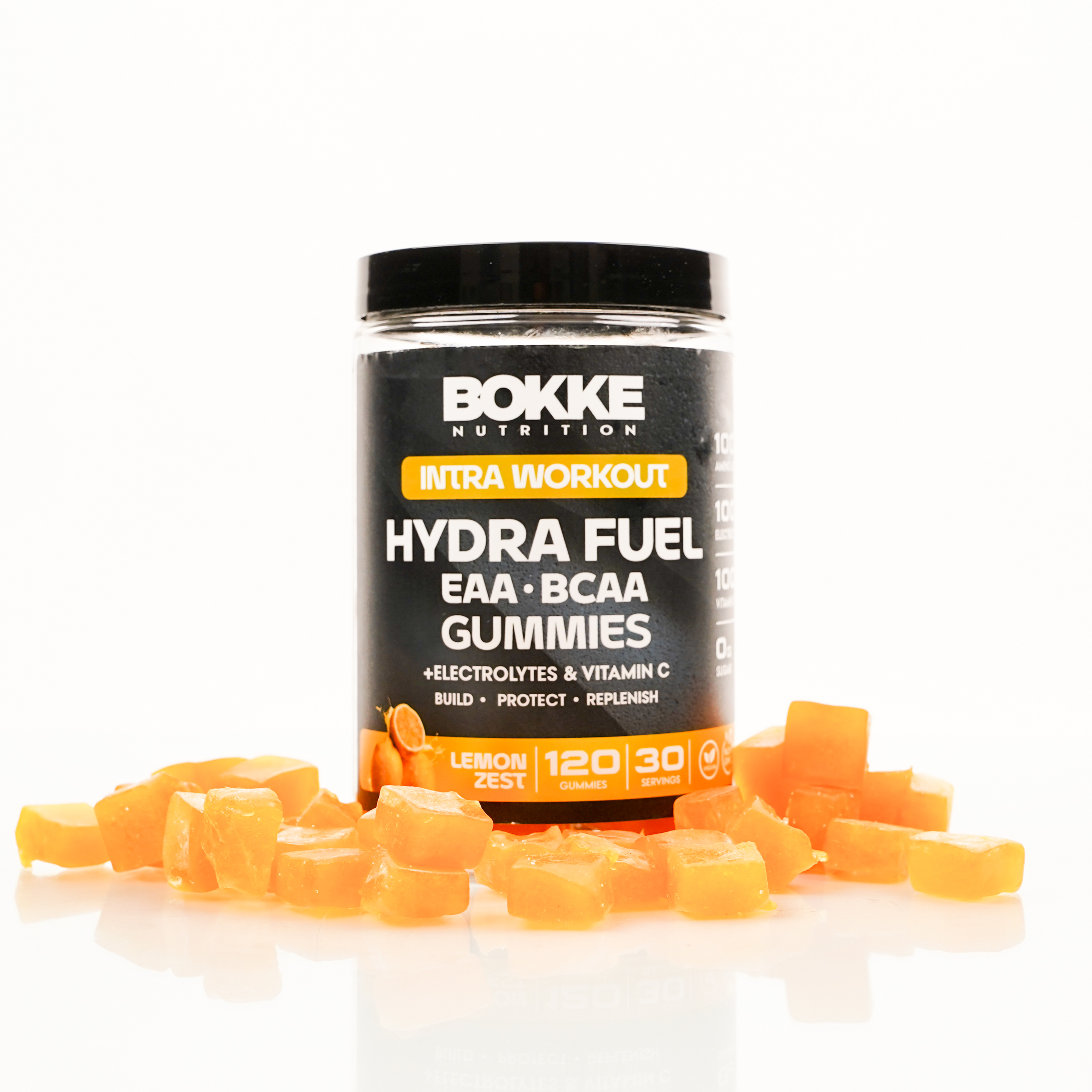 Hydra Fuel Intra-Workout Gummies — Lemon Zest (120 ct / 30 servings)
